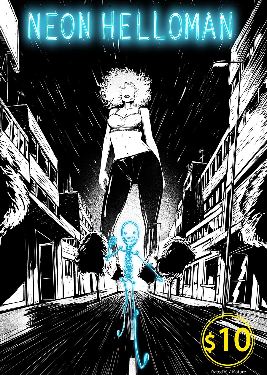 Neon Helloman - the Comic